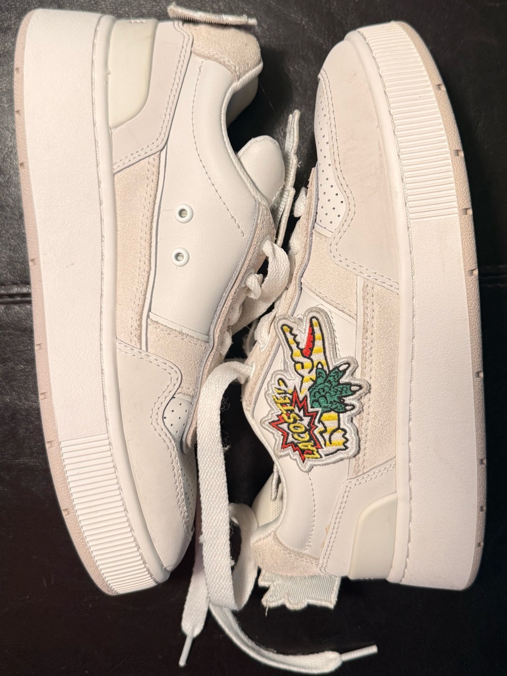 Women’s Size 6.5 LACOSTE Ace Clip Lace Sneakers